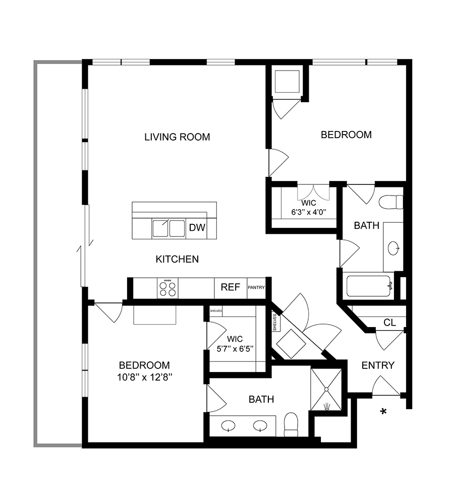 Bergman floor plan